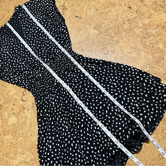 Rails Karla Black & Ivory Spots Mini Dress Sz S - Picture 11 of 11